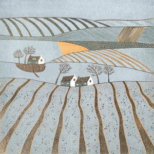 限定版ジクレー風景画：英国の田園風景アート