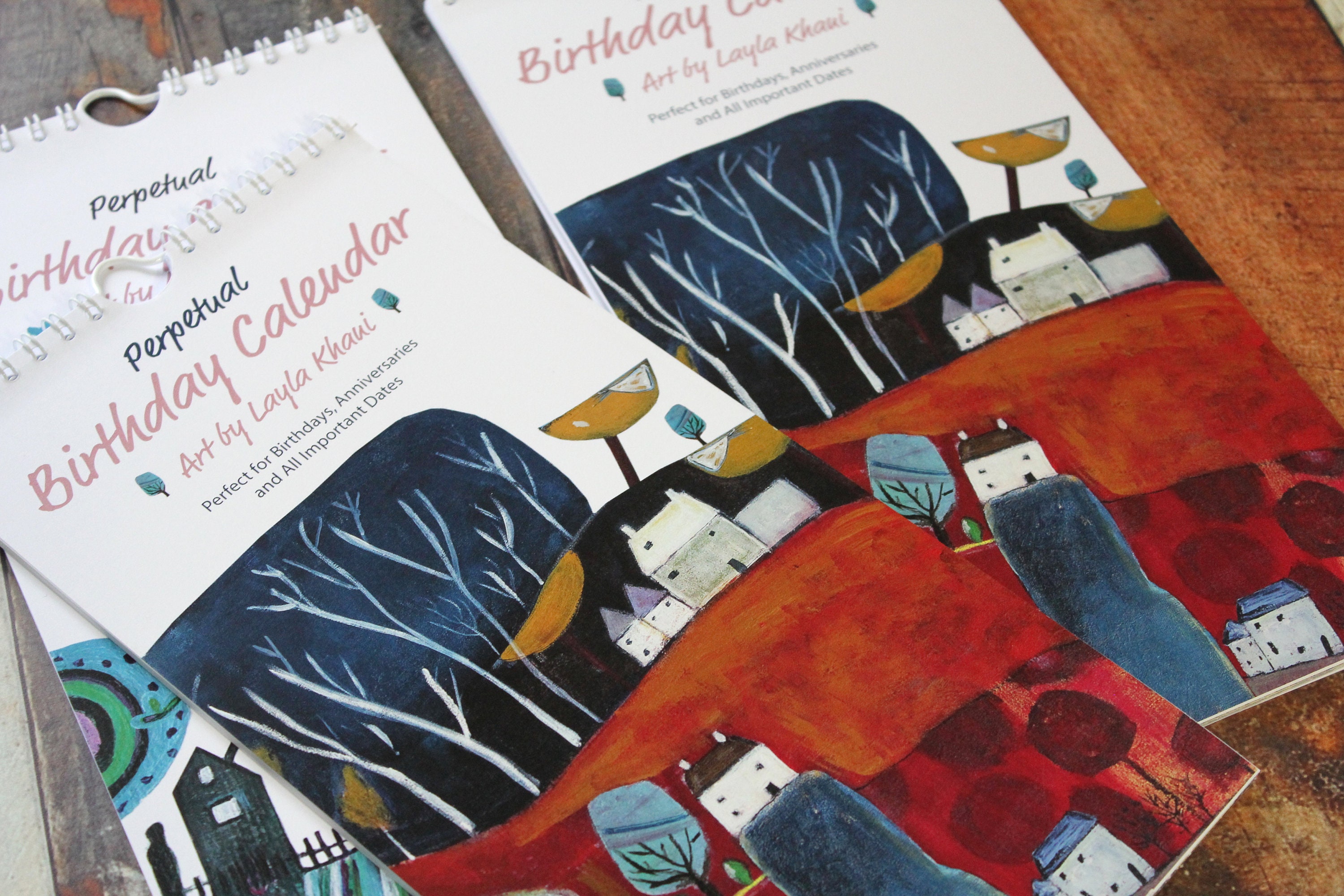 Birthday Calendar, Perpetual Birthday Calendar Book, Illustrated Wall  Calendar, Perennial Modern Art Calendar Spiral, Birthday Gift Ideas - Etsy