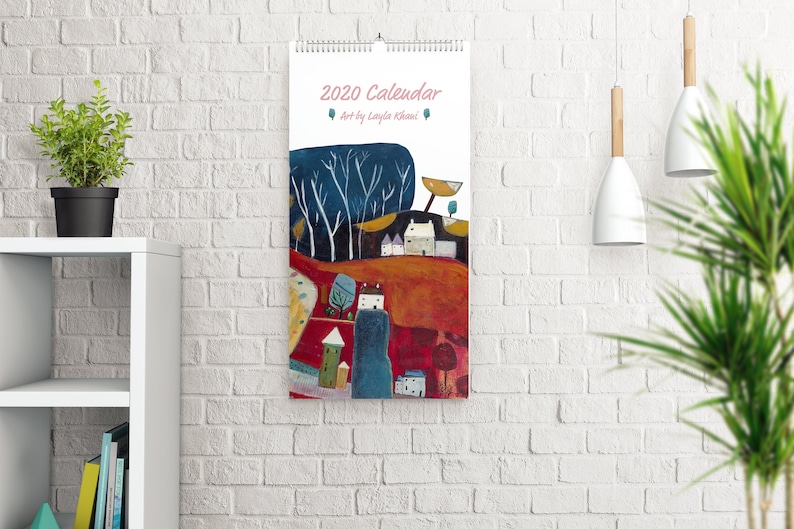 ANNUAL WALL PLANNER 2020 BIRTHDAYS HOLIDAYS SPECIAL OCCASIONS A3 A4 SIZE XMAS