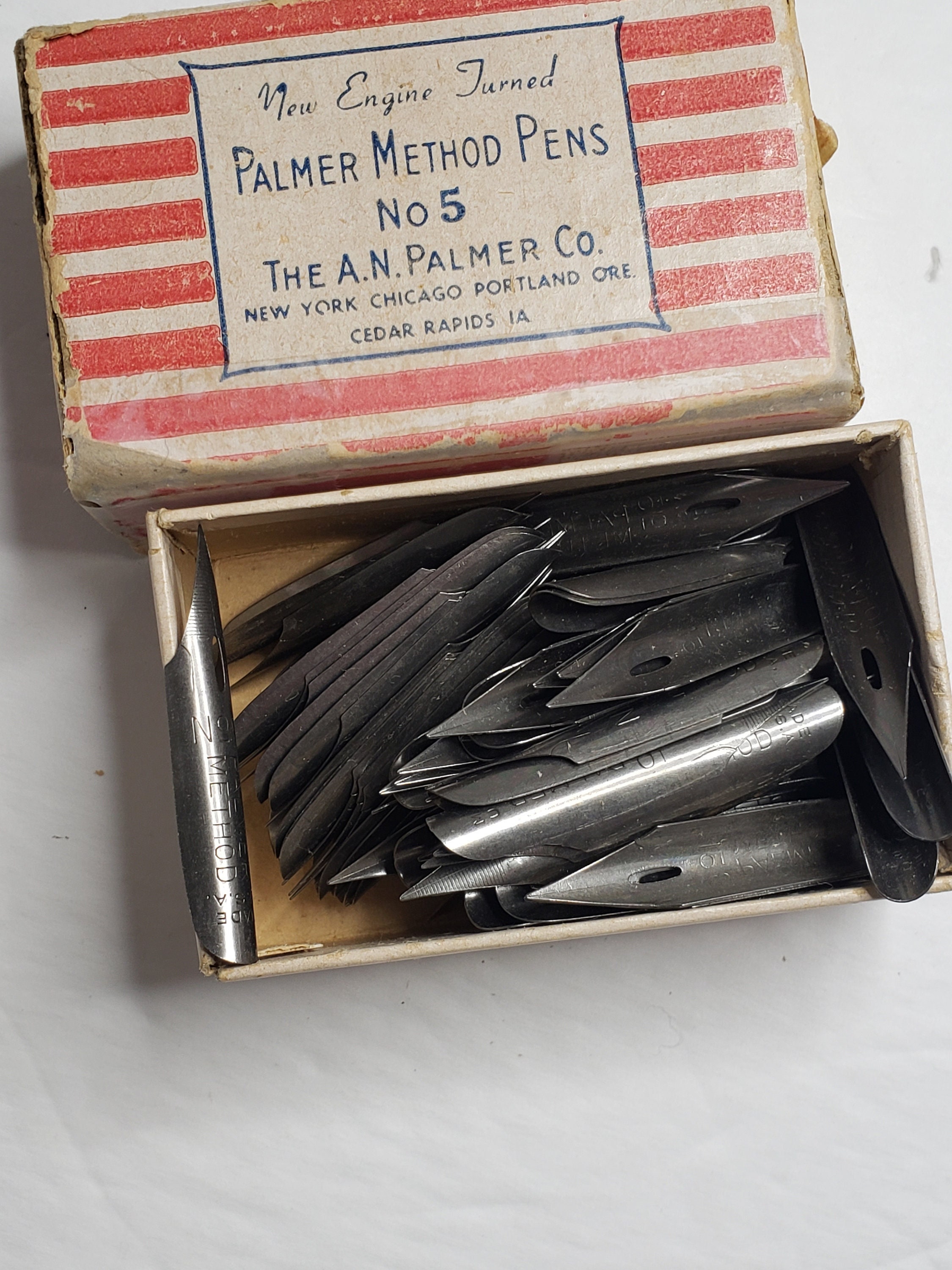 Ink Pen Nibs/devon Pen Hinks Wells & Co Made in England No2134f/dip Pen Nibs/writing  Drawing Calligraphy/unused Nibs/old Ink Nibs 