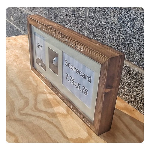 Custom Box Frame, Engraved Box Frame, Custom Golf shops Frames, Wood Shadow Box, Hanging Frames, Desktop Frames, Wood Frames, Rustic Box Frame