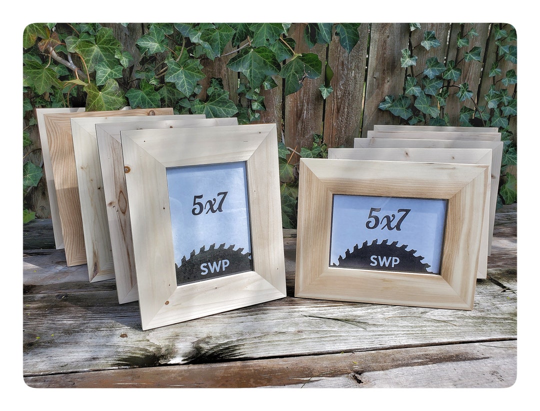 10 Wood Frames Hardware and Glass Bulk Wood Frames Etsy