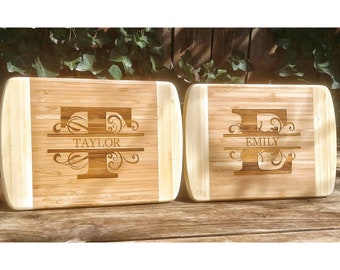 Personalized Cutting Board, Engraved Cutting Board, House Warming Gift, Wedding Gift, Custom Cutting Boards, Carved Cutting Board, Wood Tray