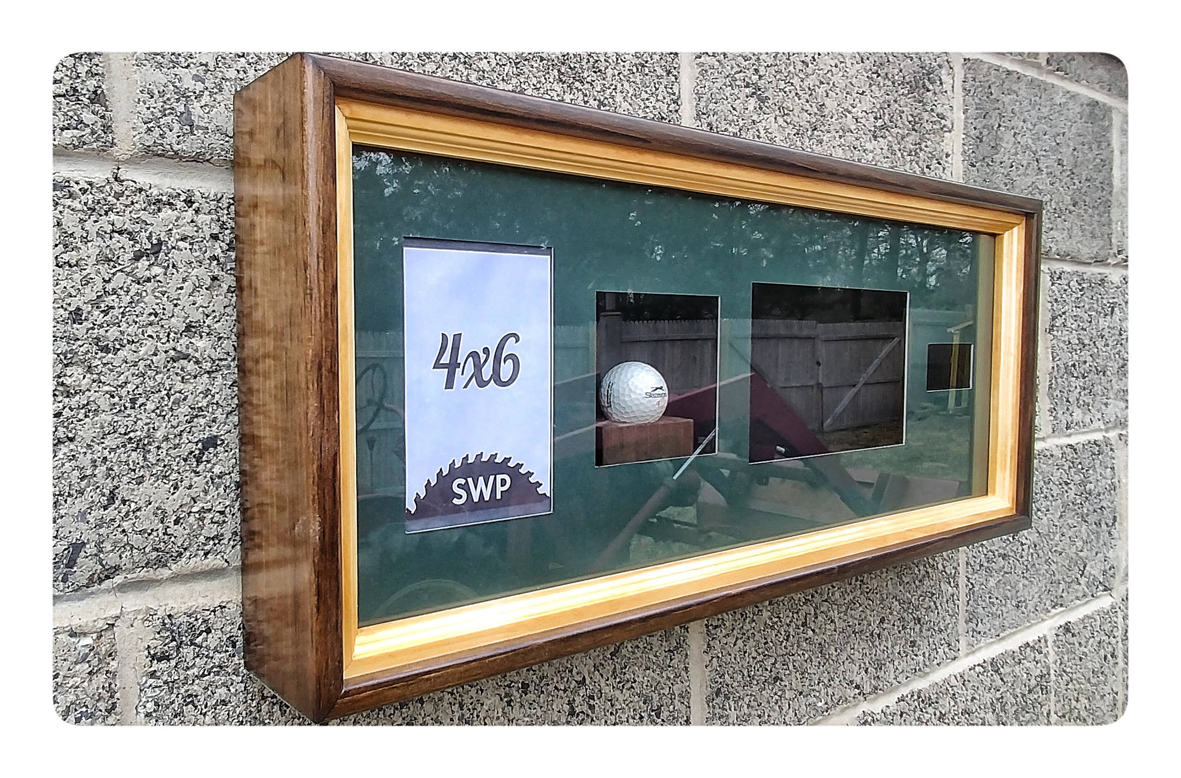 Custom Box Frame, Engraved Box Frame, Custom Golf Frames, Wood Shadow ...