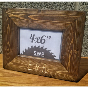 Personalized Frame, Wedding Frame, Wedding Gifts, Custom Wood Frame, Rustic Wedding Gift, Desktop Frames, Custom Wedding Frames, Rustic