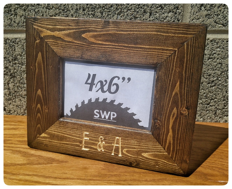 Personalized Frame Wedding Gifts Custom Wood Image 0