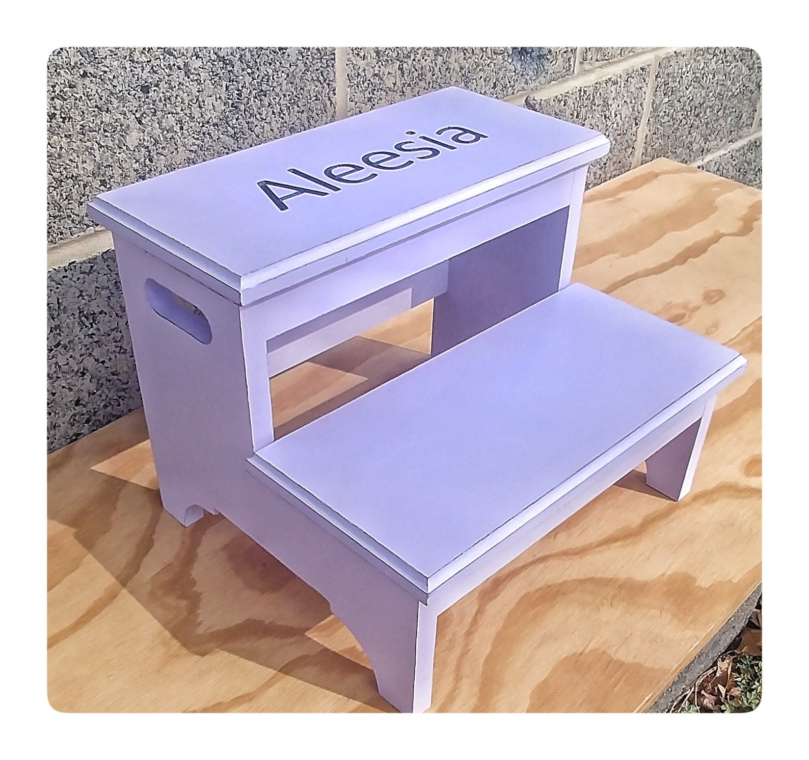 Custom Step Stool Kids Step Stool Engraved Step Stool | Etsy