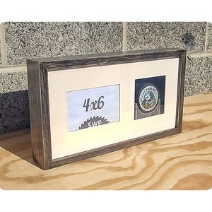 Rustic Hockey Frames, Hockey Puck Frame, Hockey Box Frame, Box Frames, Wood Shadow Box, Desktop Frames, Custom Wood Frames, Rustic Box Frame