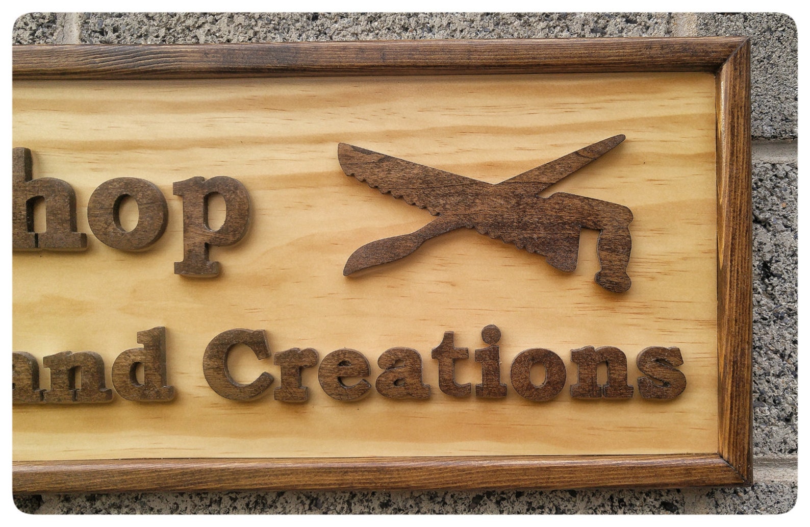 Custom Shop Sign Custom Wood Sign Custom Wall Sign Outdoor Etsy