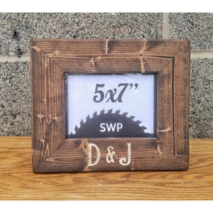 Personalized Frame, Wedding Frame, Wedding Gifts, Custom Wood Frame, Rustic Wedding Gift, Desktop Frames, Custom Wedding Frame, Rustic