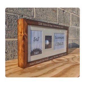 Custom Box Frame, Engraved Box Frame, Custom Golf Frames, Wood Shadow Box, Hanging Frames, Desktop Frames, Wood Frames, Rustic Box Frame