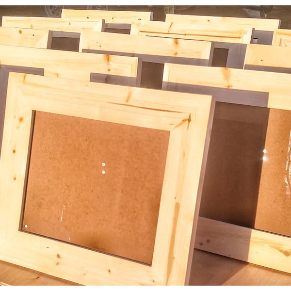 Unfinished Wood Frames Bulk Etsy