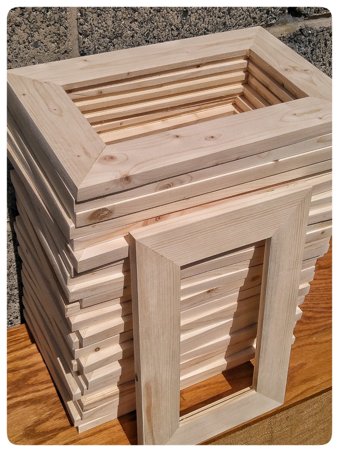 25 Wood Frames No Hardware or Glass Bulk Wood Frames Etsy