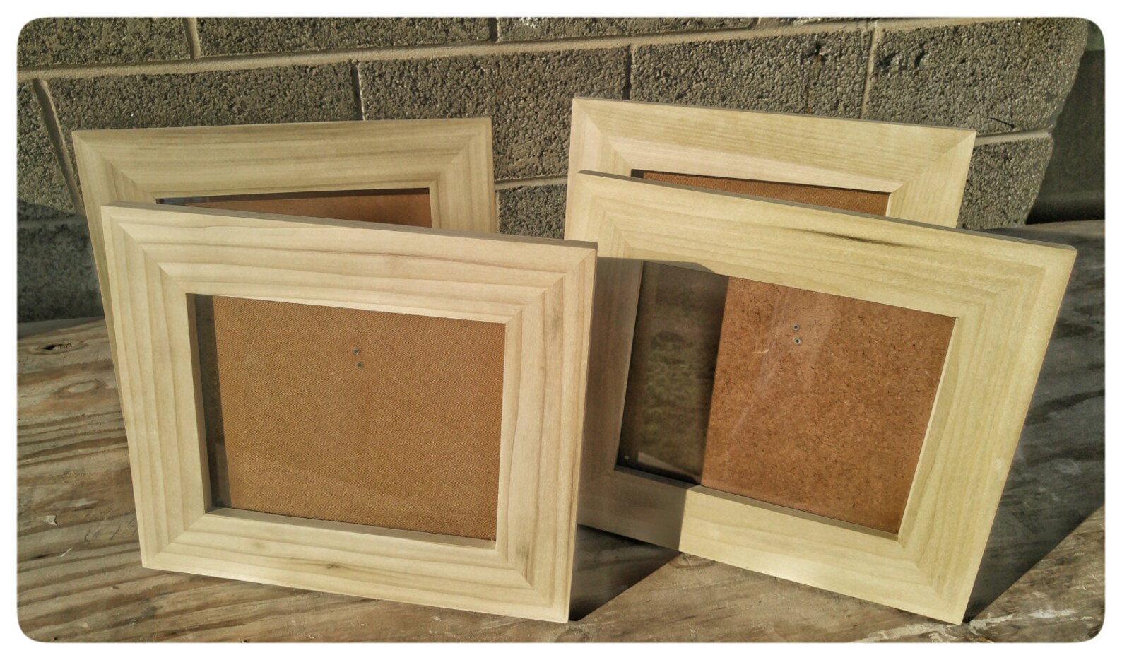 Poplar Frames 8x10 Poplar Frames 4 Poplar Frames Bulk Wood Etsy