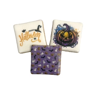 Halloween Dog Treats - Trick Or Treat Cookies - Organic Biscuits - Individually Wrapped Treats - Assorted Cookie Box - Gourmet Dog Treats
