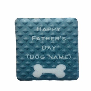 Dad Day Dog Treat - Personalized Treats - Custom Dog Cookie - Father&#39;s Day Dog Gift - Dog Present - Gourmet Dog Treats - K9 Snack - Pet Gift