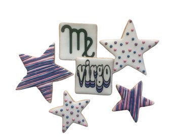 Virgo Dog Treats - Zodiac Dog Gift - Decorated Dog Treat - Gourmet Pet Treat - Trendy Dog Gift - Spoiled Dog Gift - Organic Treat - Pet Gift