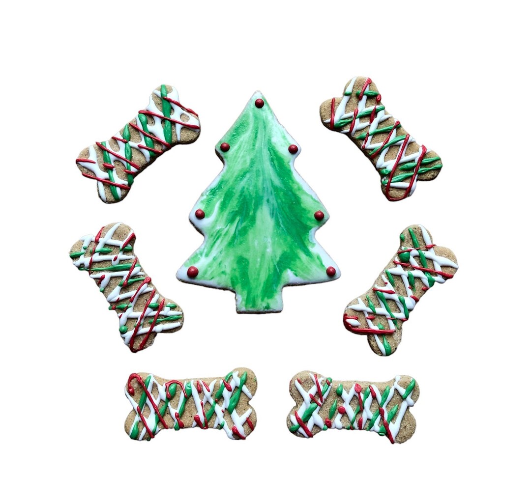 Christmas Dog Treats Holiday Cookies Stocking Stuffer Pet Gift Box