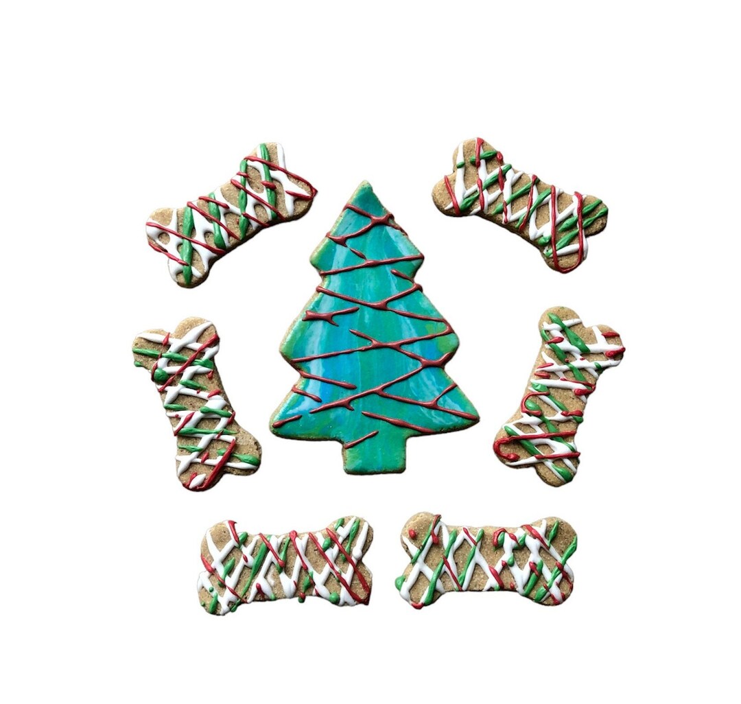 Christmas Dog Treats Holiday Dog Cookie Christmas Tree Stocking Stuffer