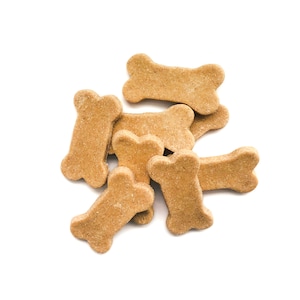 Small Dog Treats - Mini Dog Bones - Bite Sized Bones - Pet Treat Gift Box - Peanut Butter Treats - Puppy Treat Gift - Travel Size Dog Treat