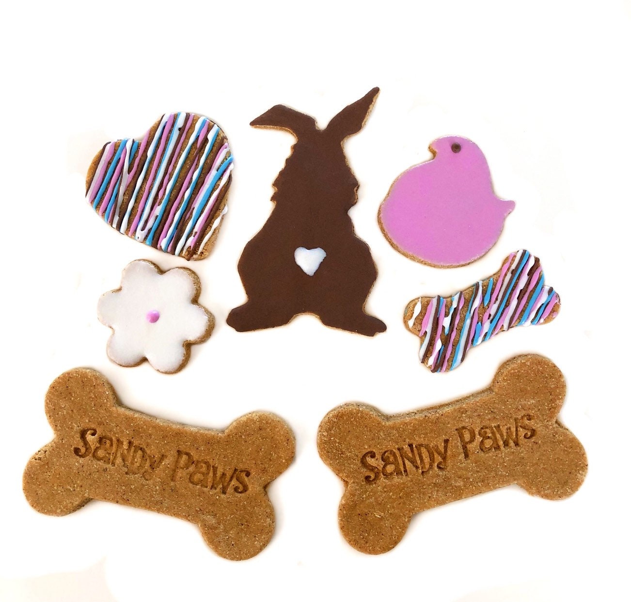 Spring Dog Treats Decorated Dog Treats Easter Dog Cookie Etsy