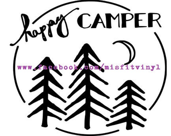 Happy Camper Svg Camper Svg Camping Svg Svg File Cricut Etsy