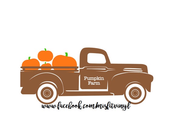 46+ Vintage Fall Truck Svg PNG