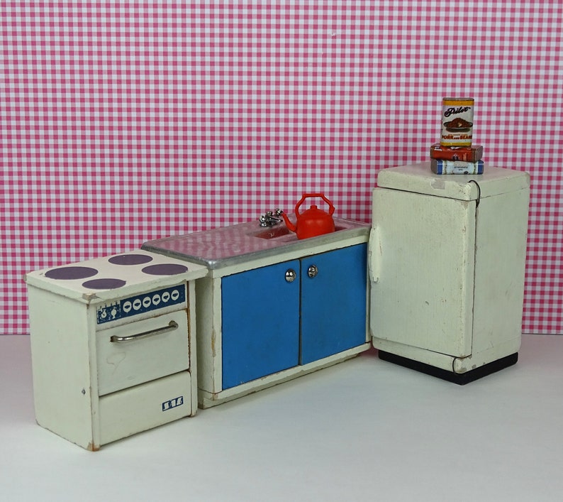 Dollhouse Lundby Vintage Kitchen 1950s 1960s 1970s 1980s Etsy