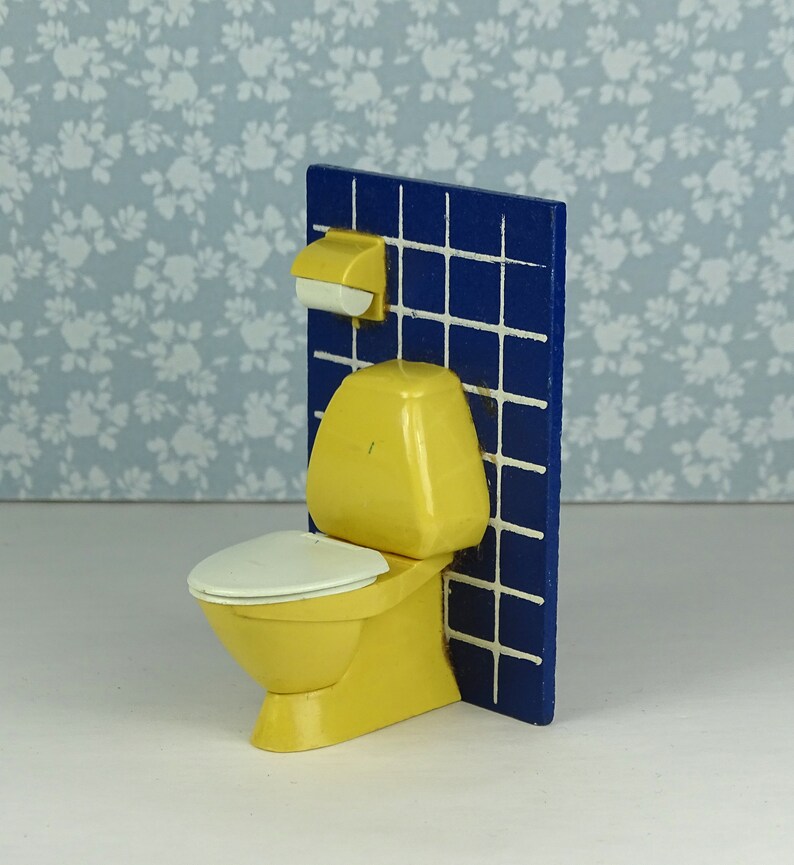 Dollhouse Vintage Lundby Bathroom Sink Tub Toilet 1970s Etsy