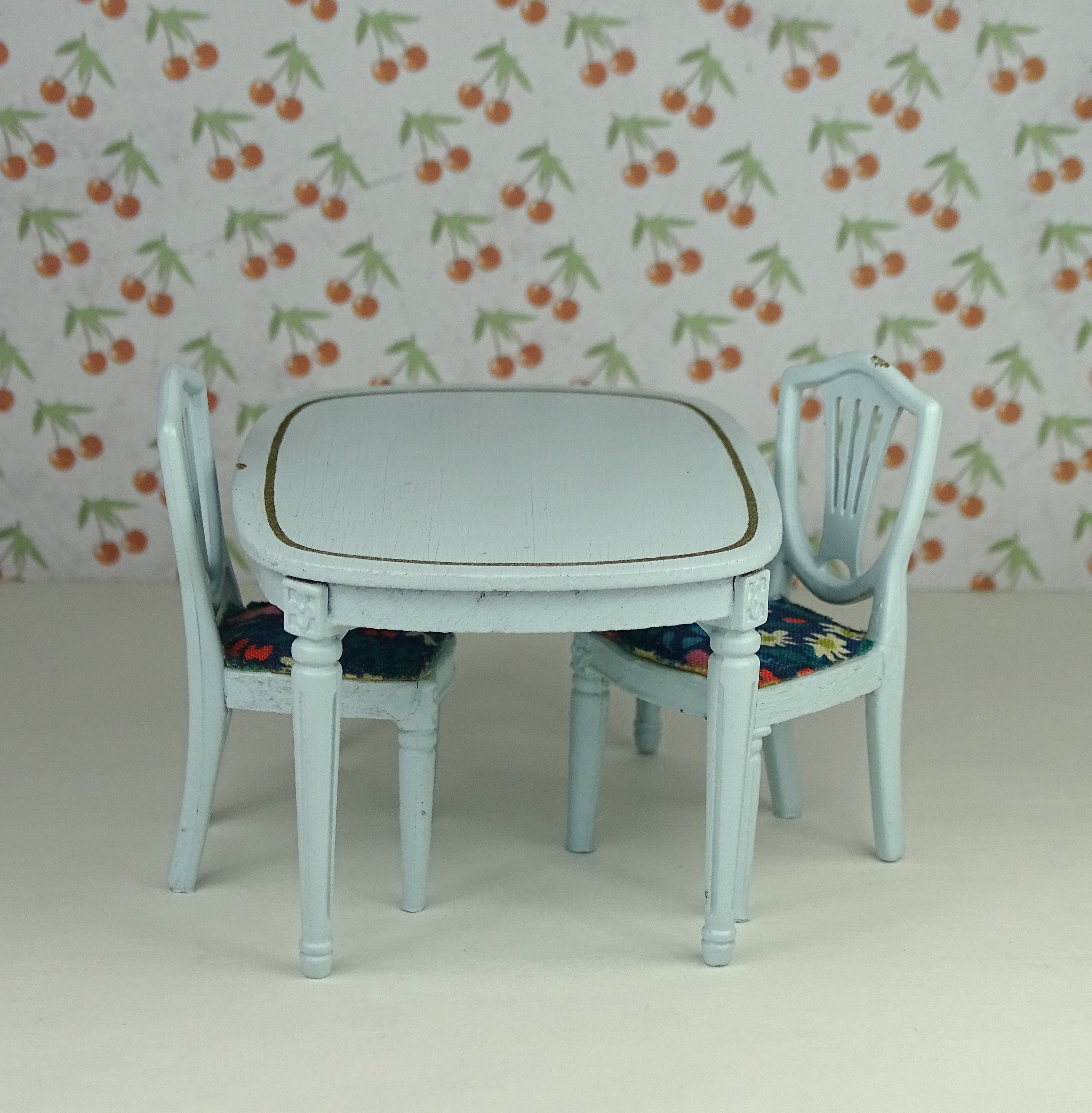 Dollhouse Vintage Lundby Dining Room Set 1980s Furniture Etsy