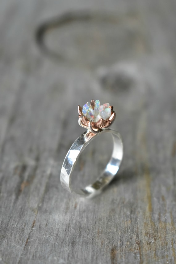 custom opal engagement rings