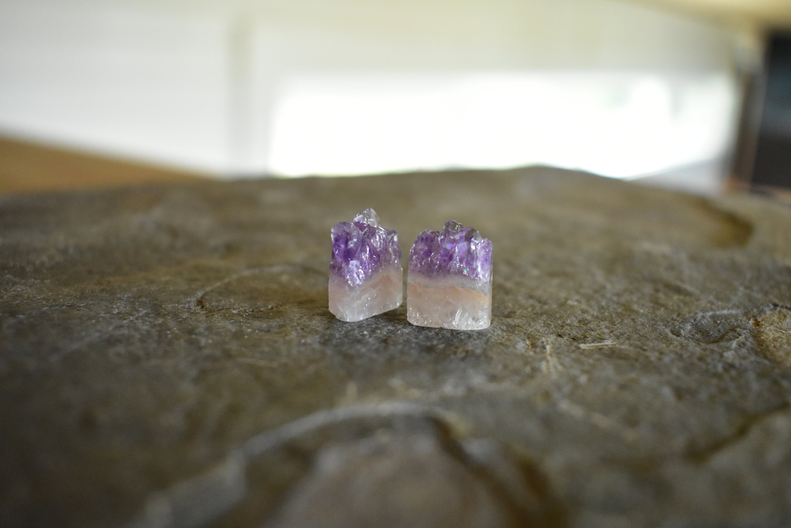 Emy crystal earrings petite main image 1