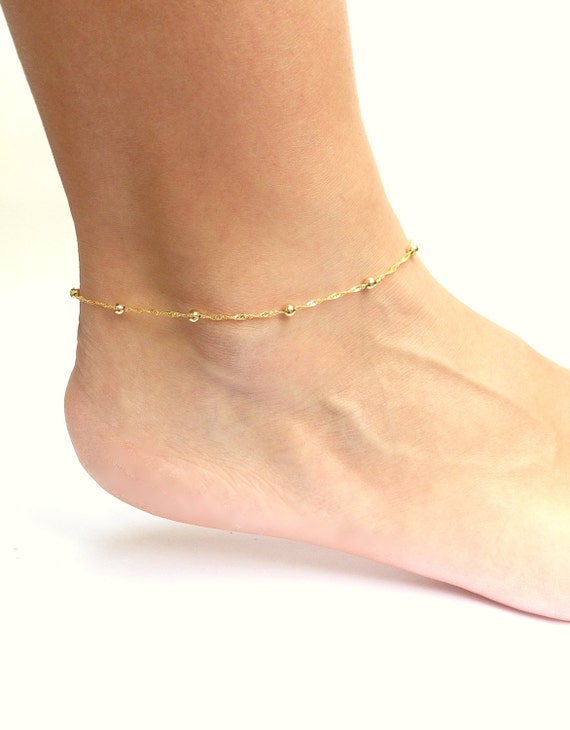 Yean Beach Starfish Anklet Boho Ankle Bracelet Minimalist Foot Jewelry for  Women and Girls (Gold) : Amazon.in: Jewellery