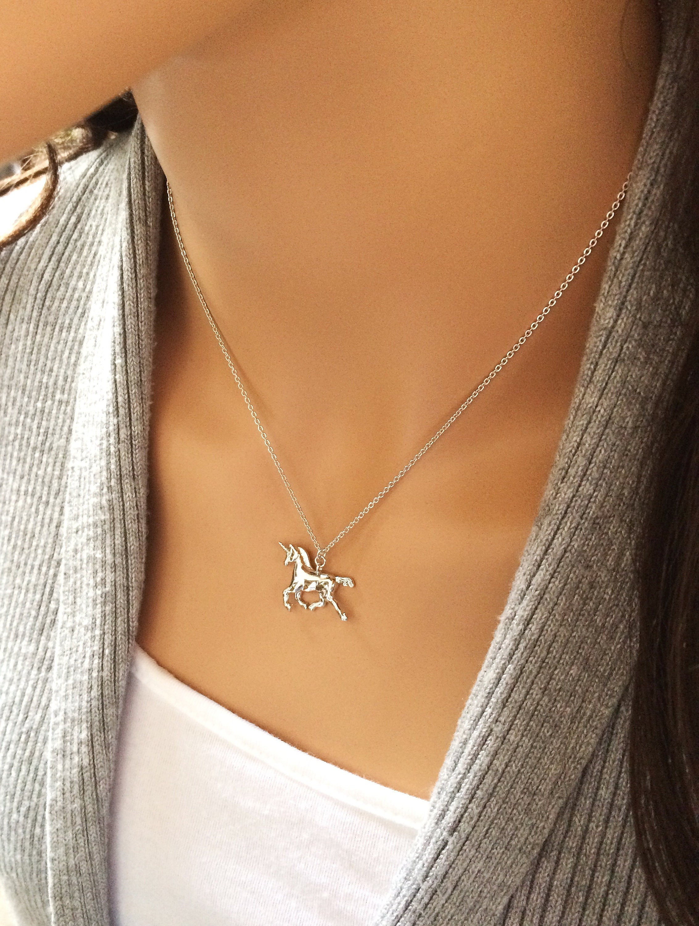 Unicorn Necklace Children s Unicorn Jewelry Unicorn Gift for
