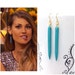 Turquoise Earrings Gold, Spike Earrings, Britt Earrings, Turquoise Gypsy Earrings, Gift For Women Under 25, Native American Jewelry 