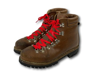 dexter hiking boots with red laces