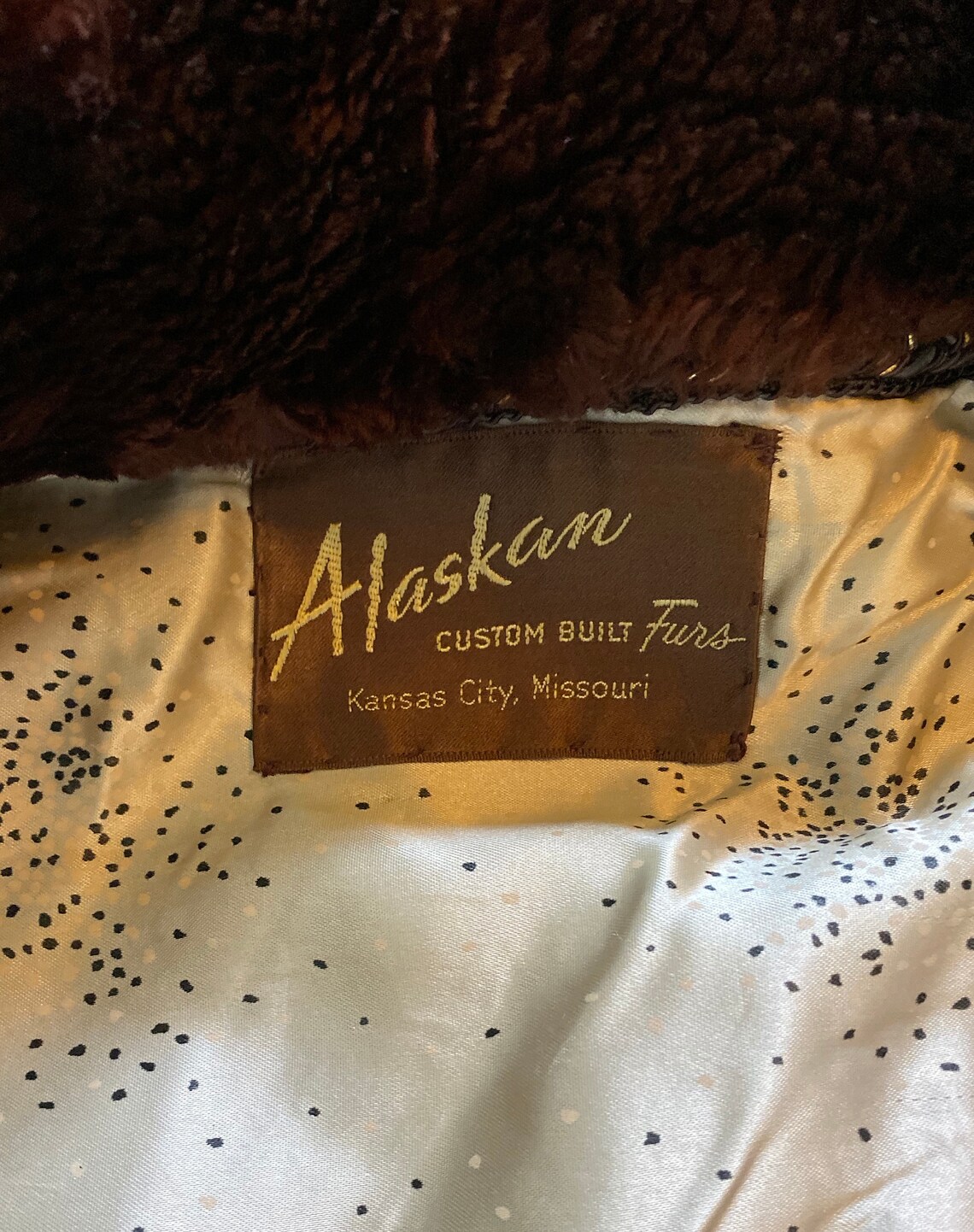 Vintage ALASKAN Custom Built Furs Kansas City Brown Winter Etsy