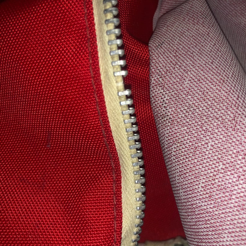 Vintage JOCKEY Red Canvas Alpine Tent Outdoor Hiking Rucksack Backpack