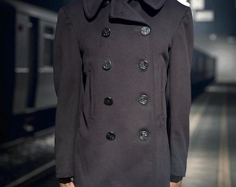 Vintage 40s World War II Era Navy Peacoat 36 - Etsy Norway