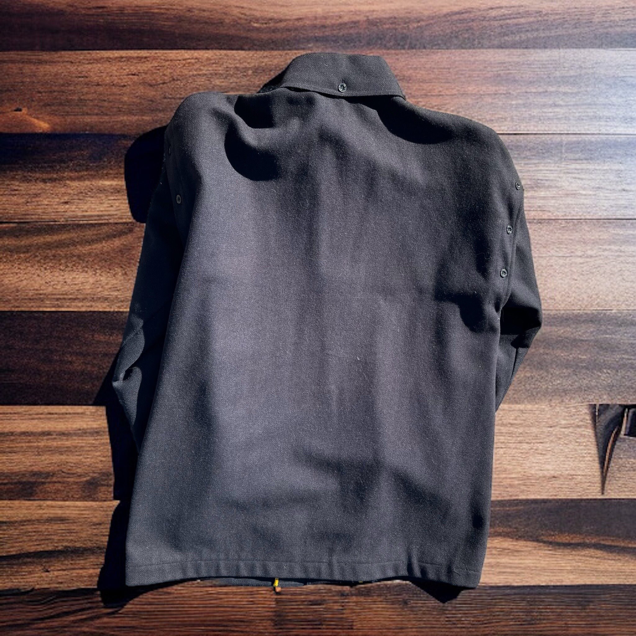Vintage MARINA YACHTING Navy Blue Wool Sailing Jacket