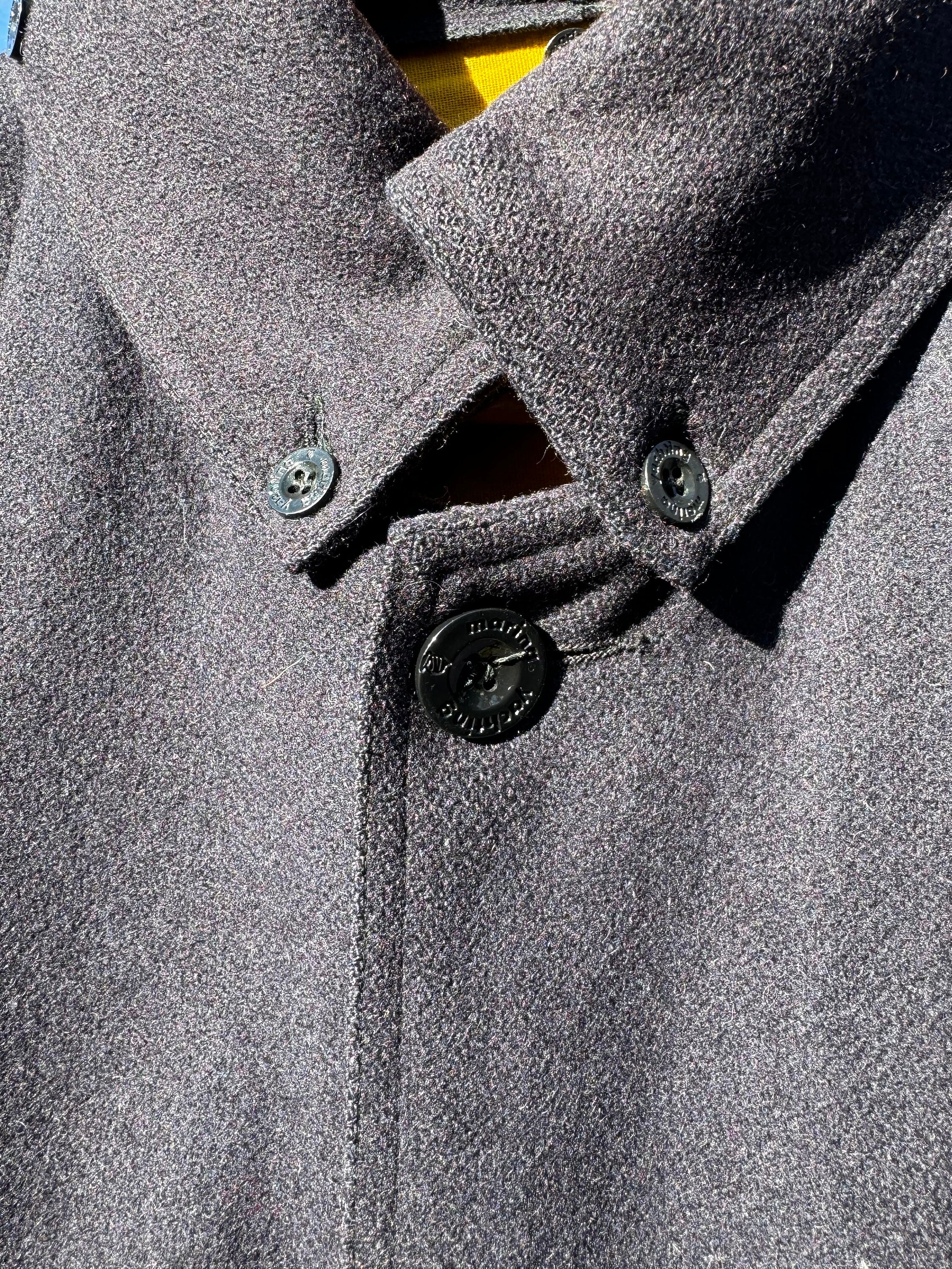 Vintage MARINA YACHTING Navy Blue Wool Sailing Jacket