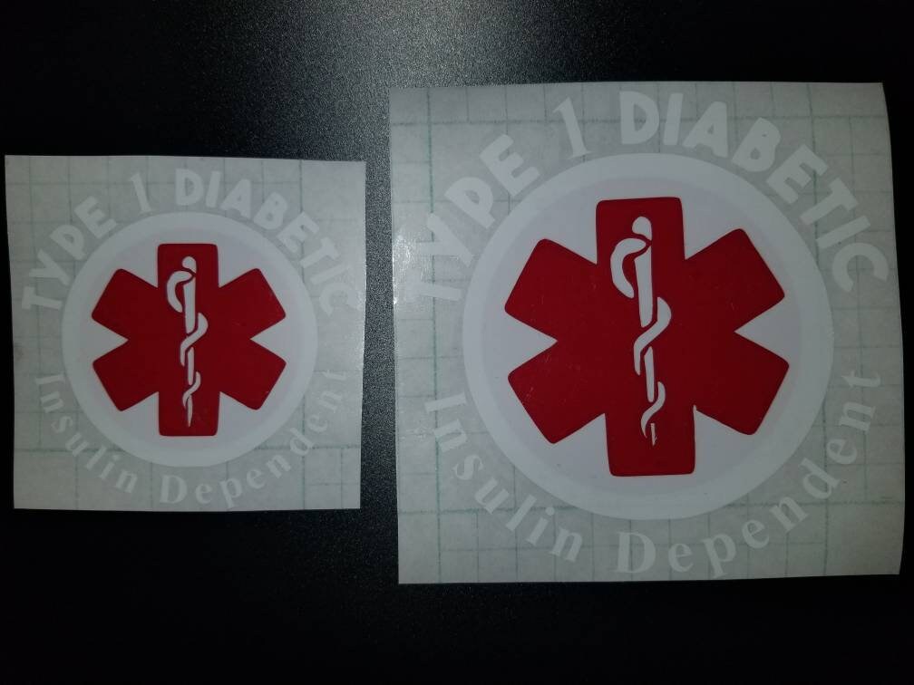 Type 1 Insulin Dependent Vinyl Sticker - Etsy