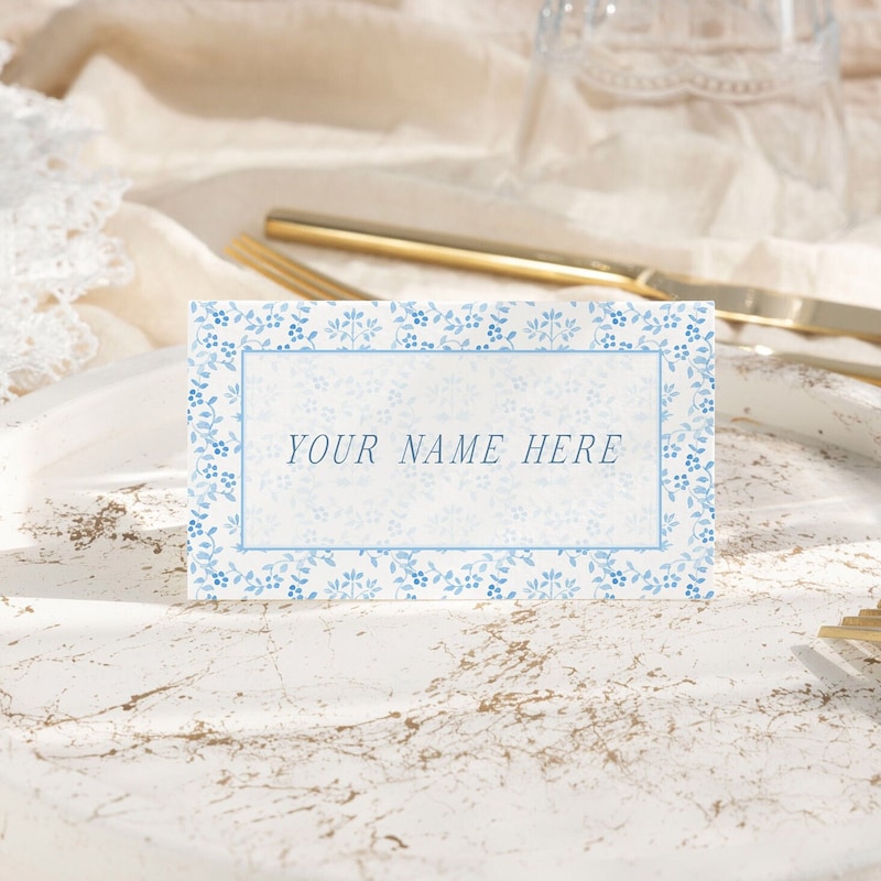 Bridal Shower Place Cards - Etsy