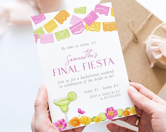 Plantilla de invitación de despedida de soltera de Fiesta Final, invitación de Fiesta Final, invitación de despedida de soltera de Fiesta, tema de Fiesta, invitación digital, iPhone