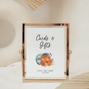 Shrimp Boil Cards and Gifts Sign Template, Shrimp Boil Baby Shower Sign, Couples Shower Sign, Crawfish Boil, Shrimp Boil Party Sign