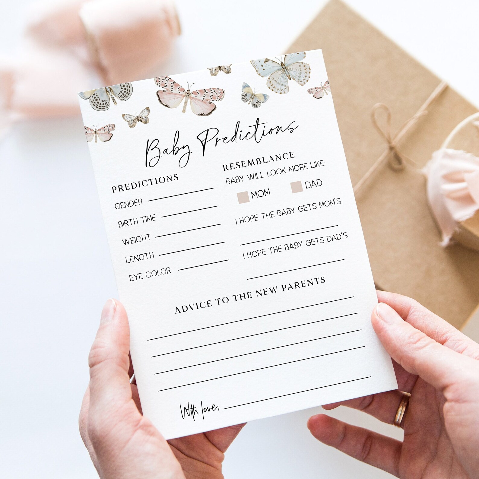 Butterfly Baby Shower Game Bundle Baby Shower Games Butterfly Etsy