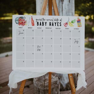 Babyshower med kräftkokning: Gissa ankomstdatumet (digital nedladdning)