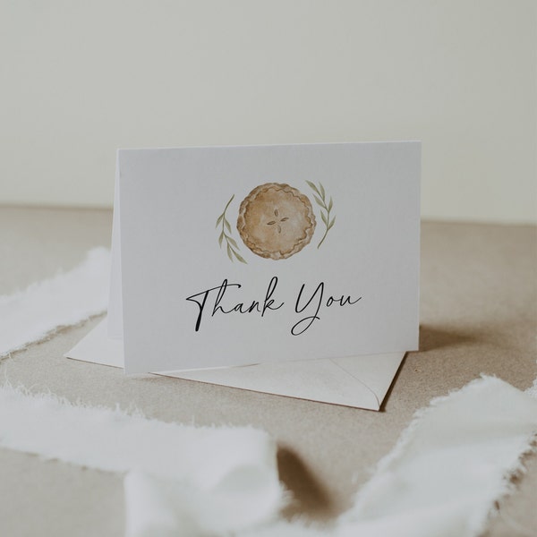 Pie Thank You Cards - Etsy