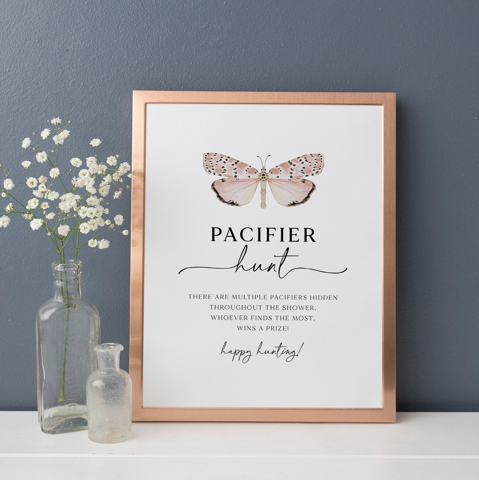 Butterfly Baby Shower Game Bundle Baby Shower Games Butterfly Etsy