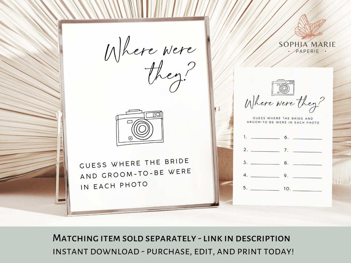 Engagement Party Games Template Printable Date Night Ideas - Etsy